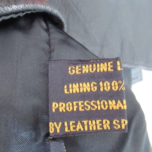 Scully Leather Harley Davidson Patch Men Vest X Large Pockets Fully Lined Black - Picture 13 of 15